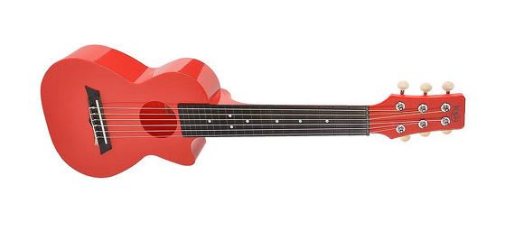 Korala PUG-40-RD guitarlele z poliwęglanu, red